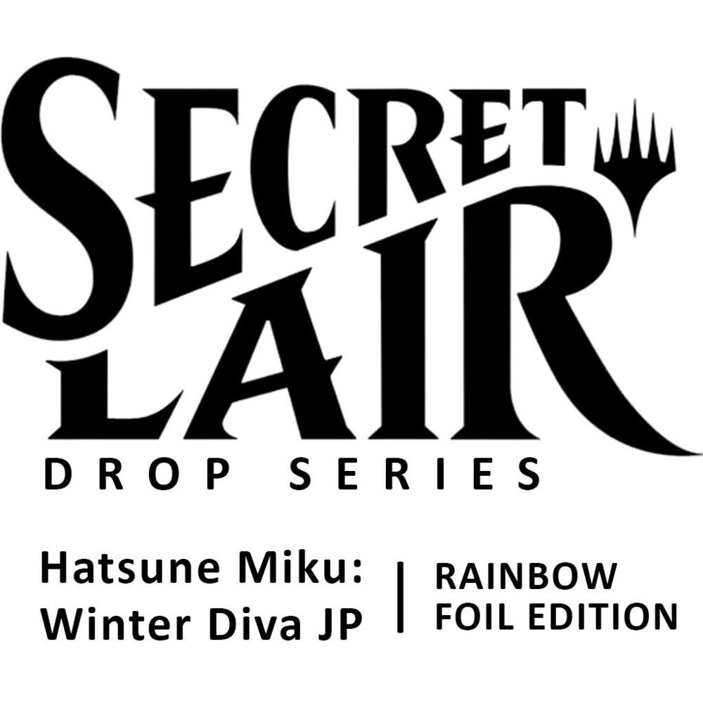 Secret Lair Drop: Secret Lair x Hatsune Miku: Winter Diva JP - Rainbow Foil Edition - Secret Lair Drop Series (SLD)