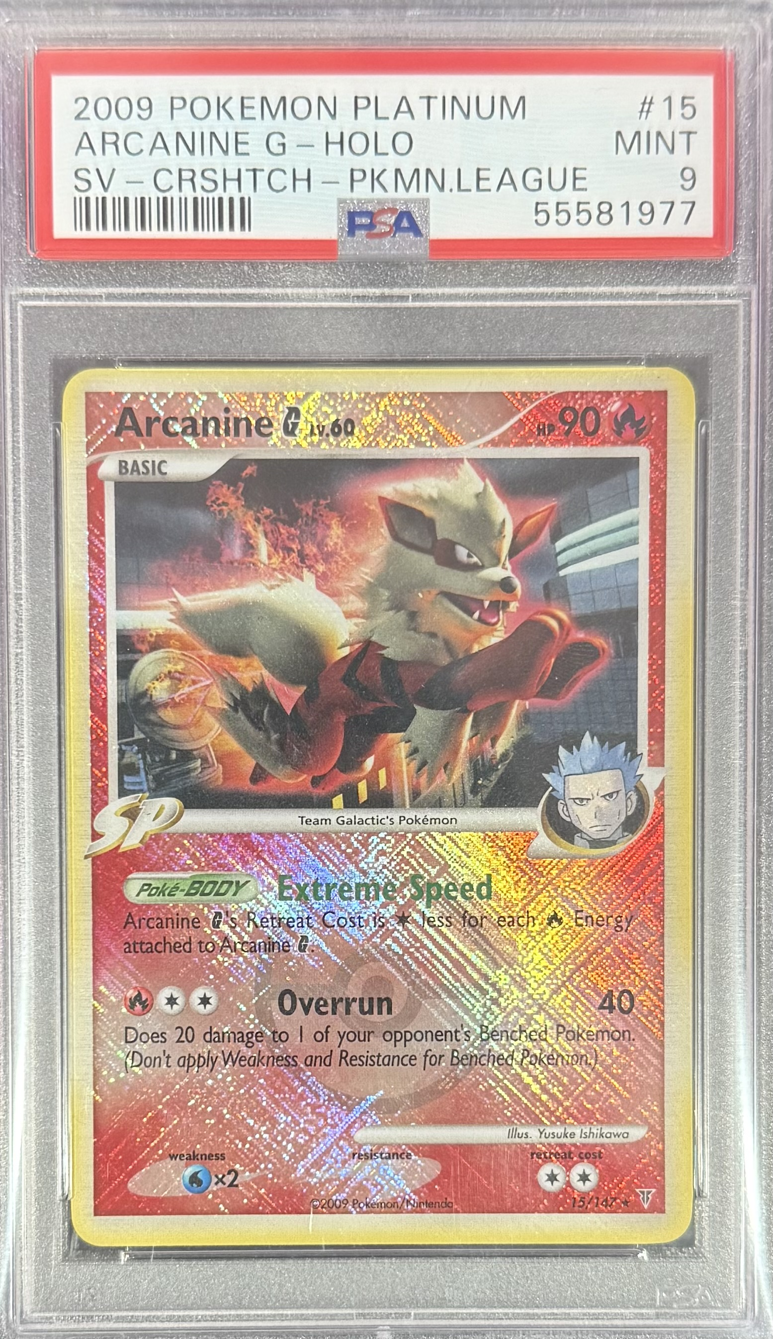 arcanine holographic card G #15 SV - CRSHTCH - PKMN.LEAGUE - 2009 Pokemon Platinum Blister Option:Lugia Commander Deck Display [Colorless] [Colorless]. Jolteon V Pokemon New