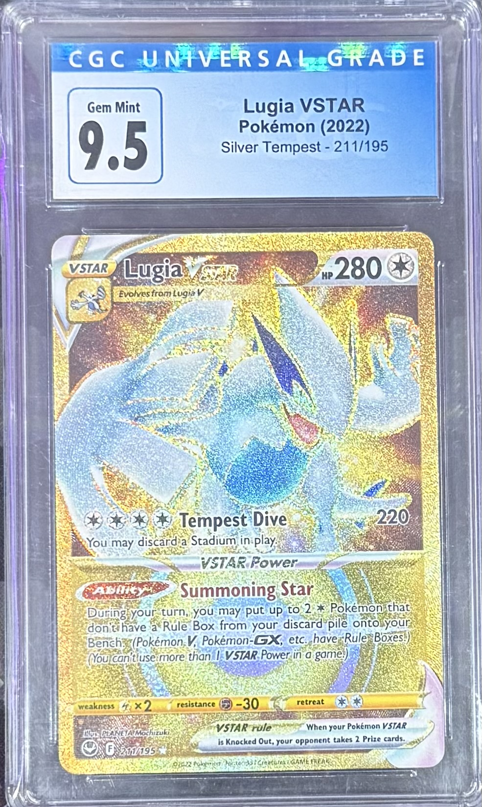 lugia vstar pokemon card - (2022) - Silver Tempest - 211/195 Super Breaker Electric Options:6/102 (NM)Base Set (BS) 30 / 2 Artist Duskmourn: House of Horror