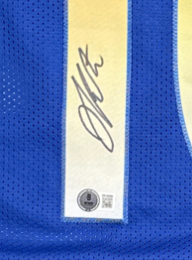Joshua Karty Autographed Signed Blue Custom Jersey -  Beckett