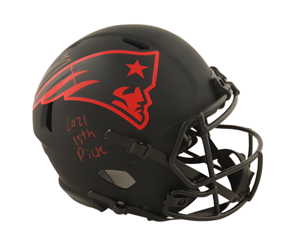 Mac Jones Autographed Signed Patriots Full-Size Authentic Eclipse Alte –  Cash Cards Unlimited
