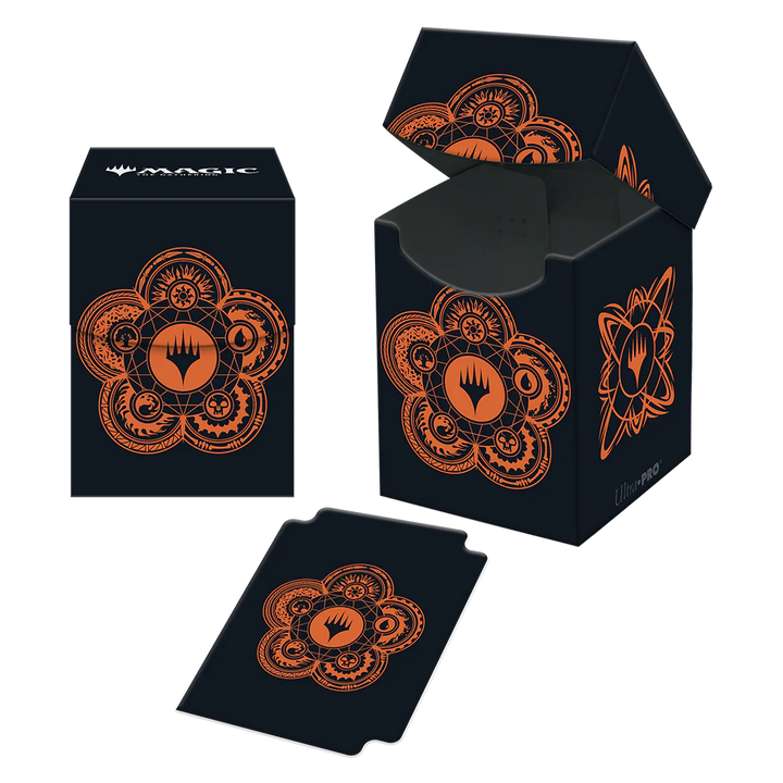 Ultra Pro Mana 7 Color Wheel 100+ Deck Box for Magic: The Gathering