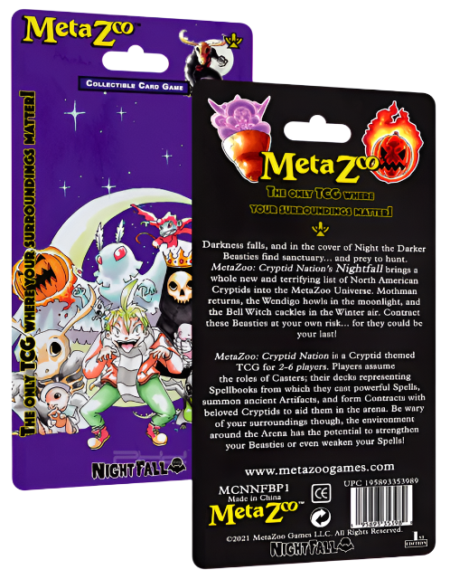 MetaZoo Nightfall 1st Edition Blister Pack MetaZoo Nightfall 1st Edition Blister Pack