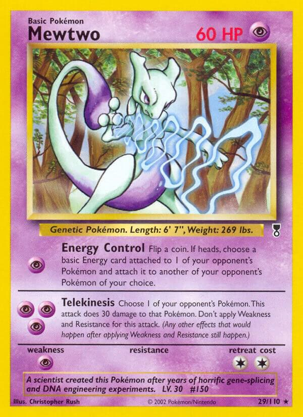legendary pokemon card set Mewtwo