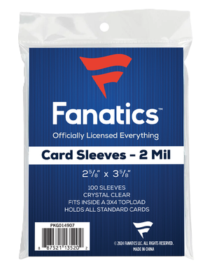 Fanatics Soft Card Sleeves (100 Count) Cash Cards Unlimited Fanatics Soft Card Sleeves (100 Count) Cash Cards Unlimited