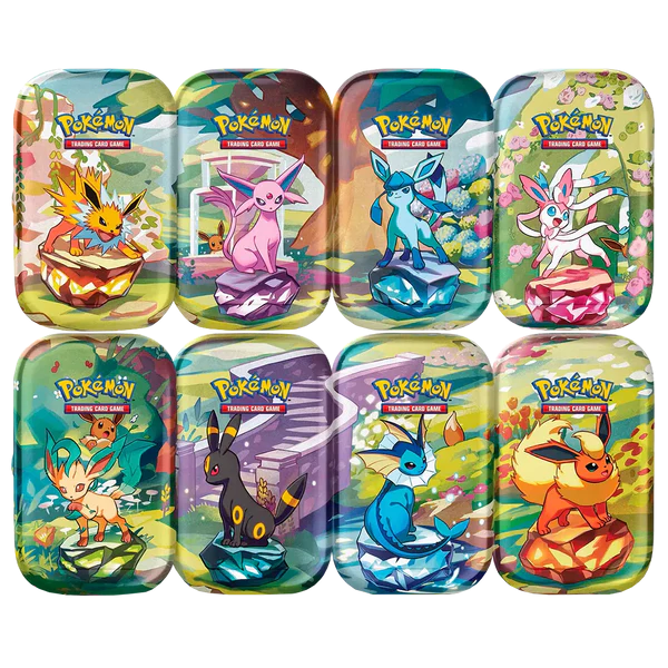 2025 Pokemon Prismatic Evolutions Mini Tin SV – Cash Cards Unlimited