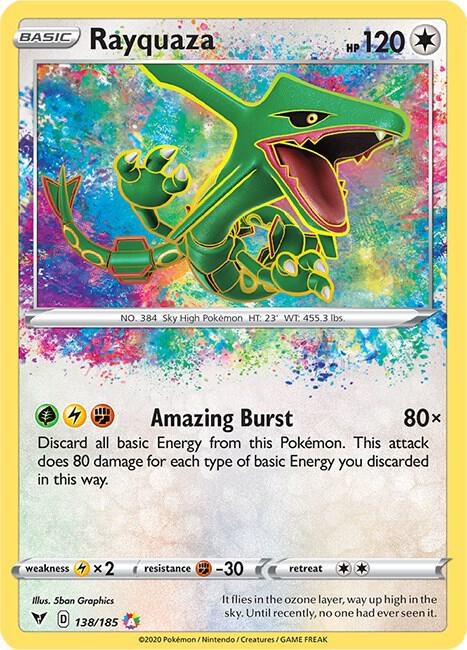 Rayquaza - SWSH04: Vivid Voltage (SWSH04) Cash Cards Unlimited Rayquaza - SWSH04: Vivid Voltage (SWSH04) Cash Cards Unlimited