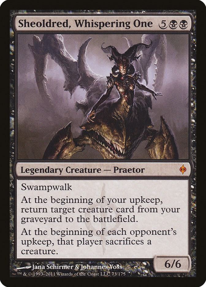 Sheoldred | Whispering One | New Phyrexia (NPH) | Magic: The Gathering | Cash Cards Unlimited Sheoldred | Whispering One | New Phyrexia (NPH) | Magic: The Gathering | Cash Cards Unlimited