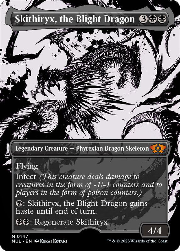 Skithiryx, the Blight Dragon (Halo Foil) - March of the Machine: Multiverse Legends (MUL)