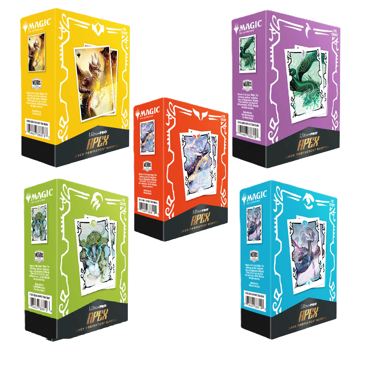 temur card sleeves Ultra Pro Tarkir Dragonstorm Sleeves | MTG Deck Protectors