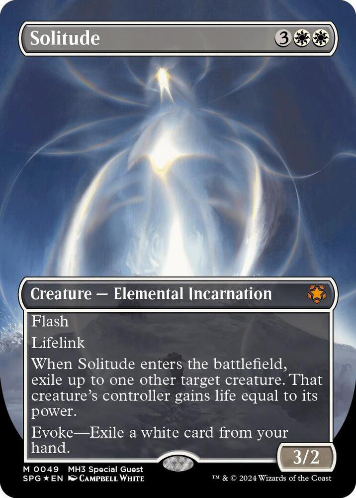 Solitude (Borderless) (Textured Foil) - Special Guests (SPG)