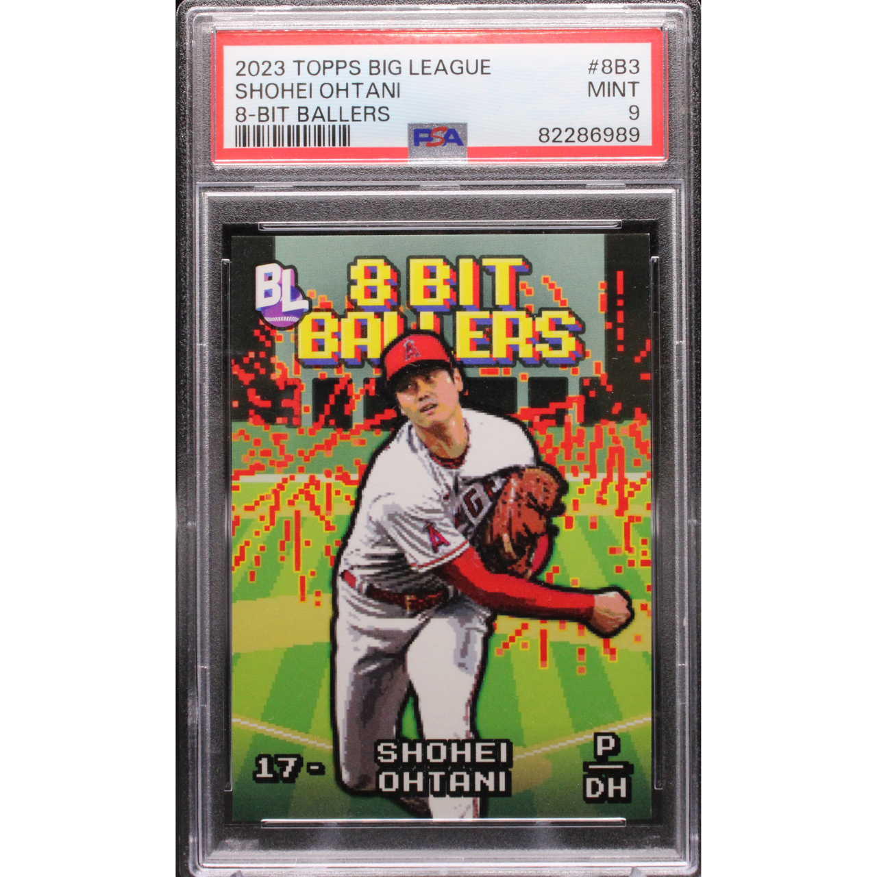 BBエイジング10●○SHOGOページ○● 2023 Topps Big League - Shohei Ohtani 8B-3 - 8 Bit Ballers - PSA 9