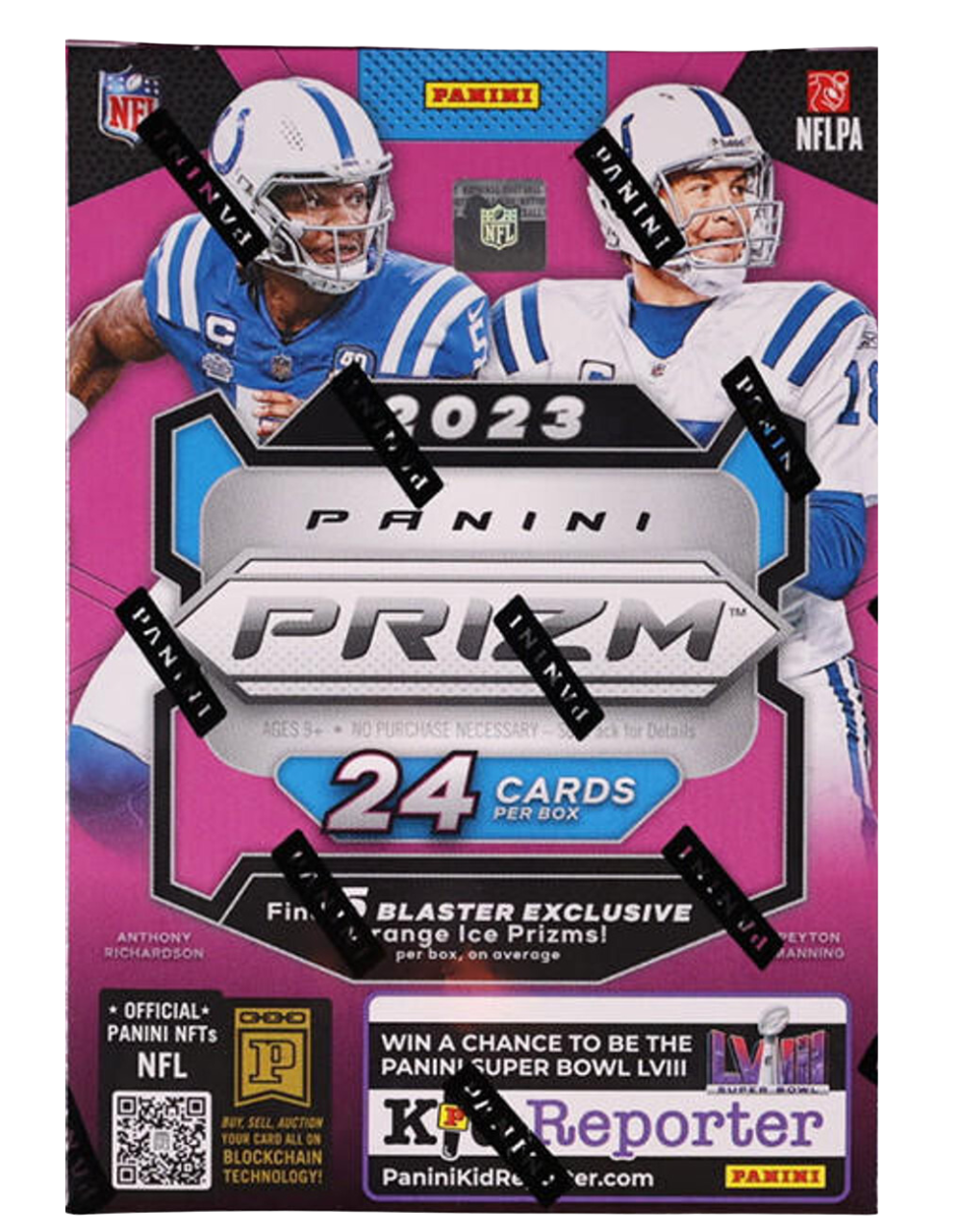 2023 Panini Prizm Football Blaster Box (Orange Ice Prizms)