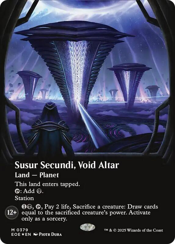 Susur Secundi, Void Altar (Borderless) (Galaxy Foil) - Edge of Eternities (EOE)
