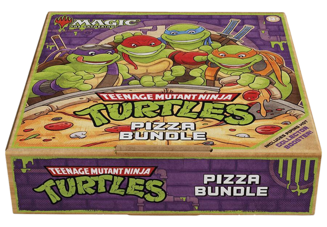 タートルズ Pizza Bundle 未開封 カートン Magic TMNT Pizza Bundle | MTG Play Boosters & Foil Lands | Cash