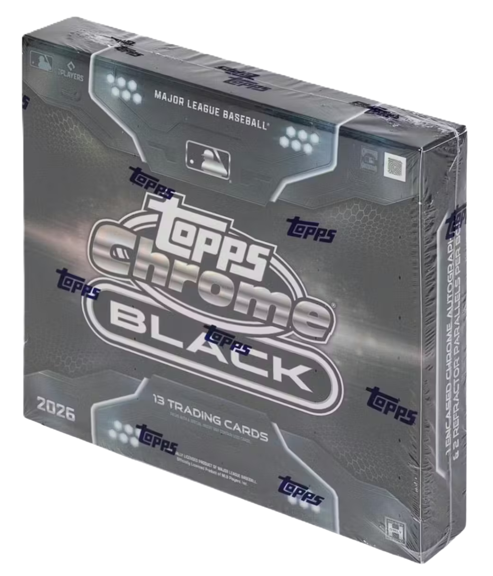 2026 Topps Chrome Black Baseball Hobby Box – Cash Cards Unlimited