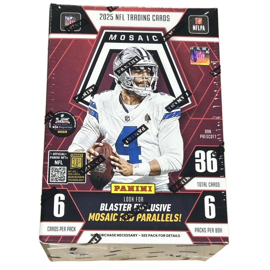 2025 Panini Mosaic Football 6-Pack Hobby Blaster Box