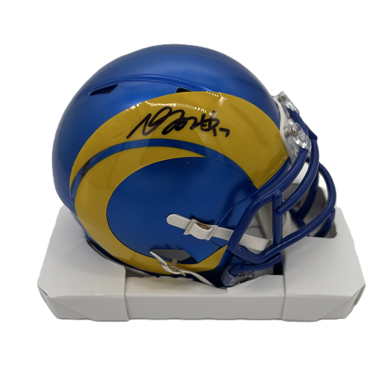 Davante Adams Autographed Signed Riddell Mini Helmet