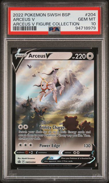 Arceus V SWSH204 Figure Collection Gem Mint PSA 10 Slab | Cash Arceus V SWSH204 Figure Collection Gem Mint PSA 10 Slab | Cash