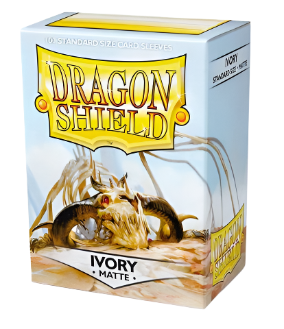 Dragon Shield Sleeves: Ivory Matte (Box Of 100)