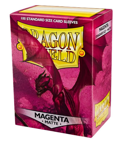 Dragon Shield Sleeves: Magenta Matte (Box Of 100)