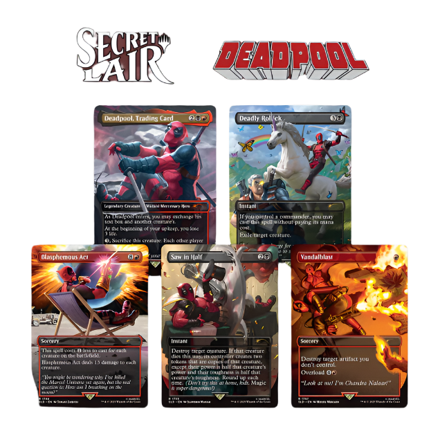 Secret Lair Drop: Secret Lair x Marvel's Deadpool: April Pool's Secret Lair Drop: Secret Lair x Marvel's Deadpool: April Pool's
