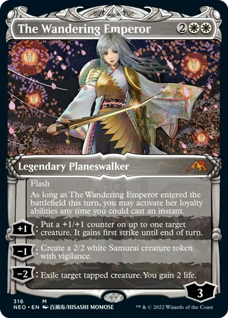 The Wandering Emperor (Showcase) - Kamigawa: Neon Dynasty (NEO)
