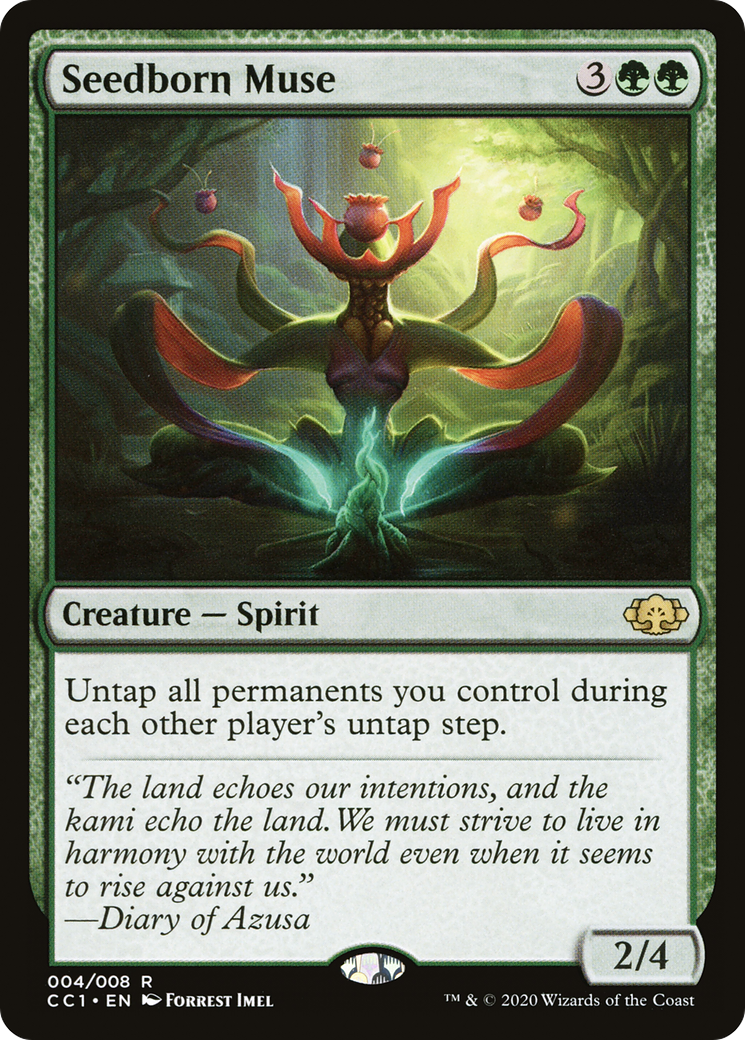 mtg muse cards Seedborn | Commander Collection: Green if that player has Magic Legends Battle for Sleeves:Jumbo Cactuar mega feraligatr ex protector