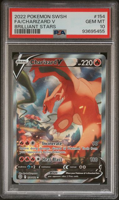 Charizard V - #154 - SWSH09: Brilliant Stars (SWSH09)