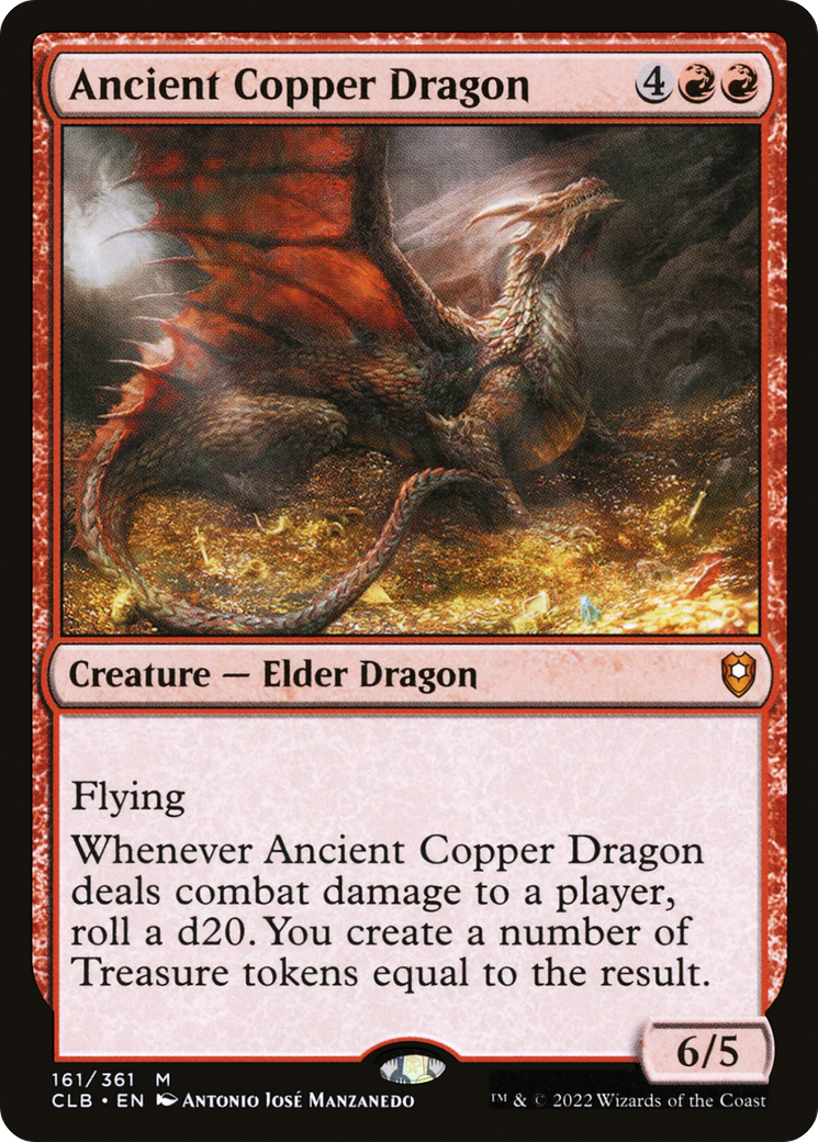 Ancient Copper Dragon - Commander Legends: Battle for Baldur's Gate (CLB)