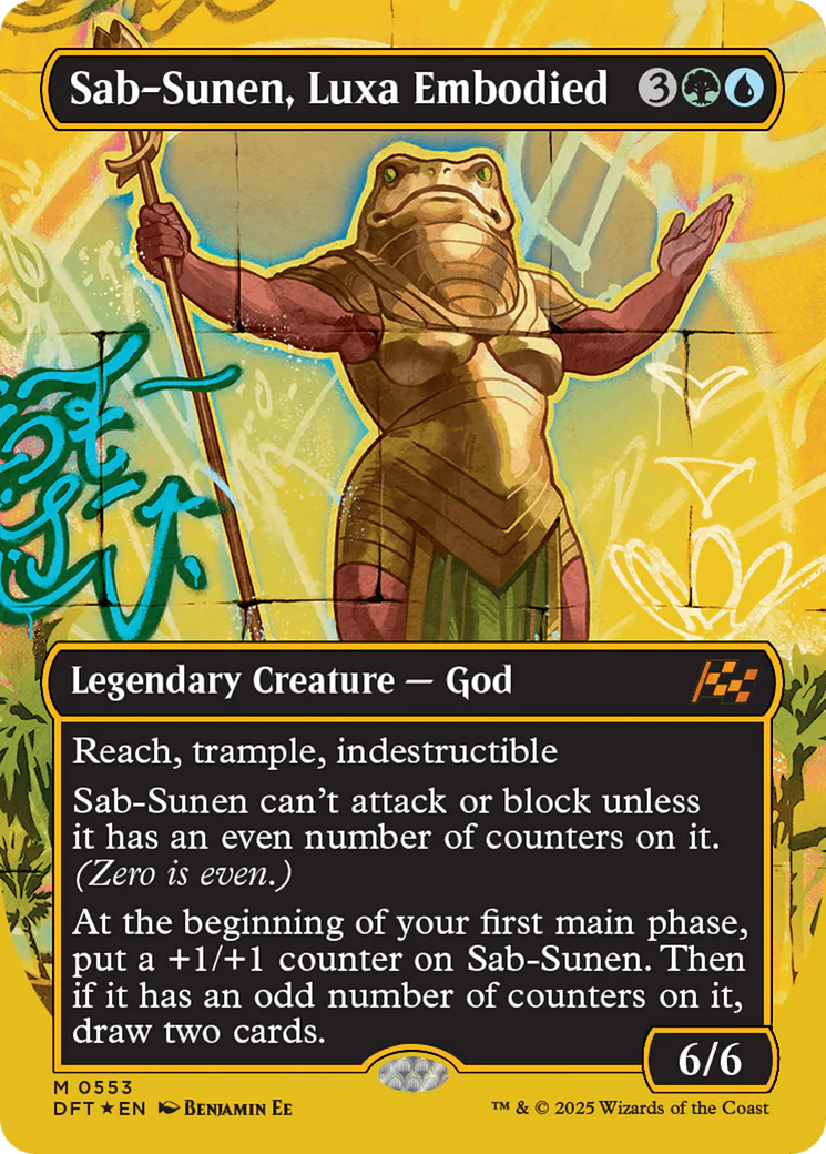 Sab-Sunen, Luxa Embodied (Borderless) (First-Place Foil) - Aetherdrift (DFT)