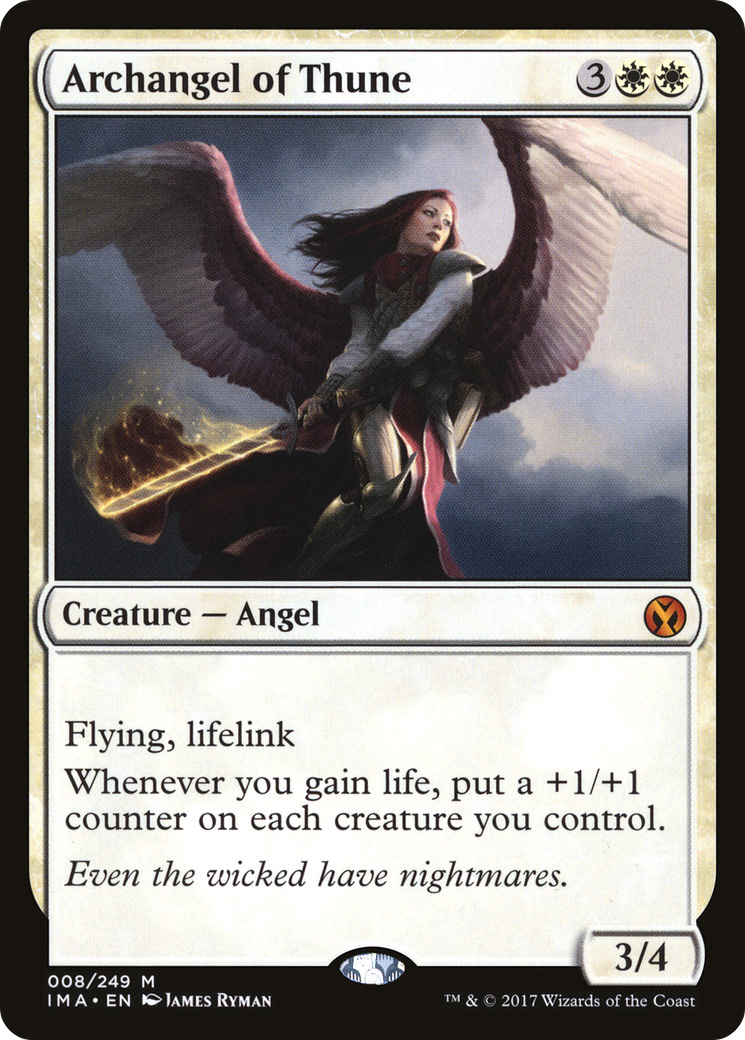 iconic masters mtg cards Archangel of Thune | Deck:Coven Counters it deals 1 damage MTG Green Commander Deck Fifth Edition