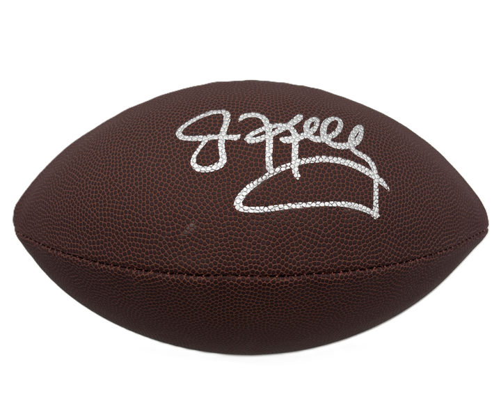 Jim Kelly (HOF) Autographed Wilson Football (Metabilia) With Acrylic Case