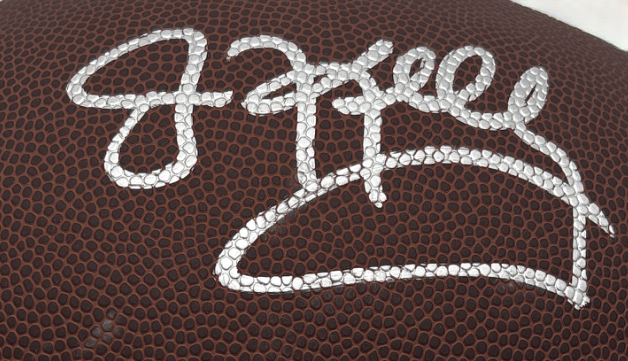 Jim Kelly (HOF) Autographed Wilson Football (Metabilia) With Acrylic Case