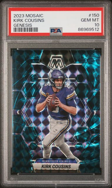 PSA 10 POP 4 Kirk Cousins outlet Mosaic Genesis SSP