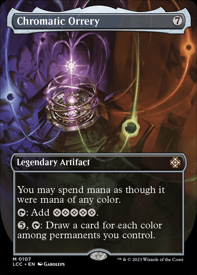 Chromatic Orrery (Borderless) - Commander: The Lost Caverns of Ixalan (LCC)