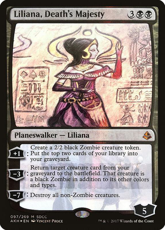 mtg cards with liliana Liliana, Death's Majesty (SDCC 2017 Exclusive)