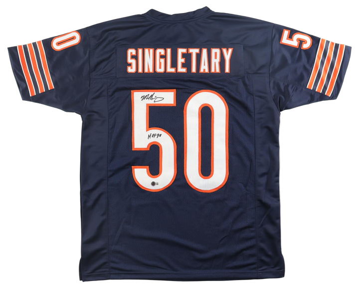 Mike Singletary Autographed Signed Football Jersey (Beckett)