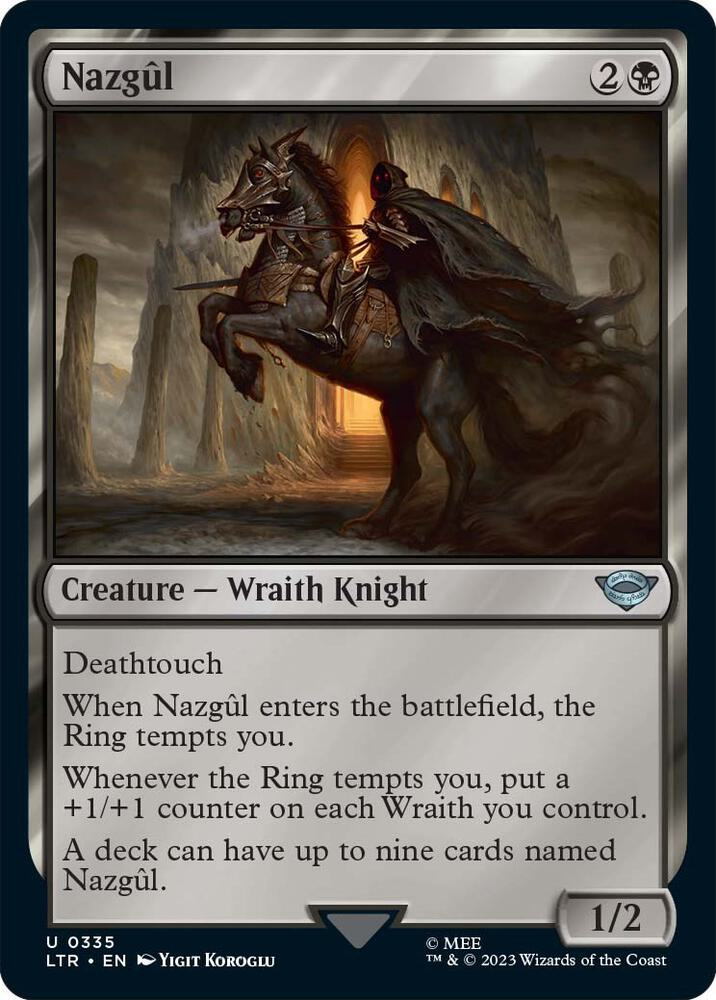 wraith cards mtg Nazgul (0336) | Universes Beyond | The Lord of the Rings | Tales of  Middle-earth (LTR) | Magic: The Gathering