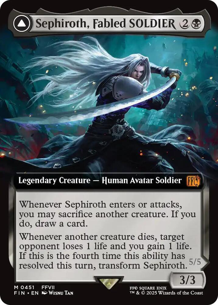 Sephiroth, Fabled SOLDIER (Extended Art) - Final Fantasy (FIN)
