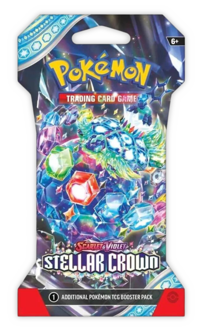 Scarlet & Violet - Stellar Crown Sleeved Booster Pack - Pokemon TCG Cash Cards Unlimited Scarlet & Violet - Stellar Crown Sleeved Booster Pack - Pokemon TCG Cash Cards Unlimited