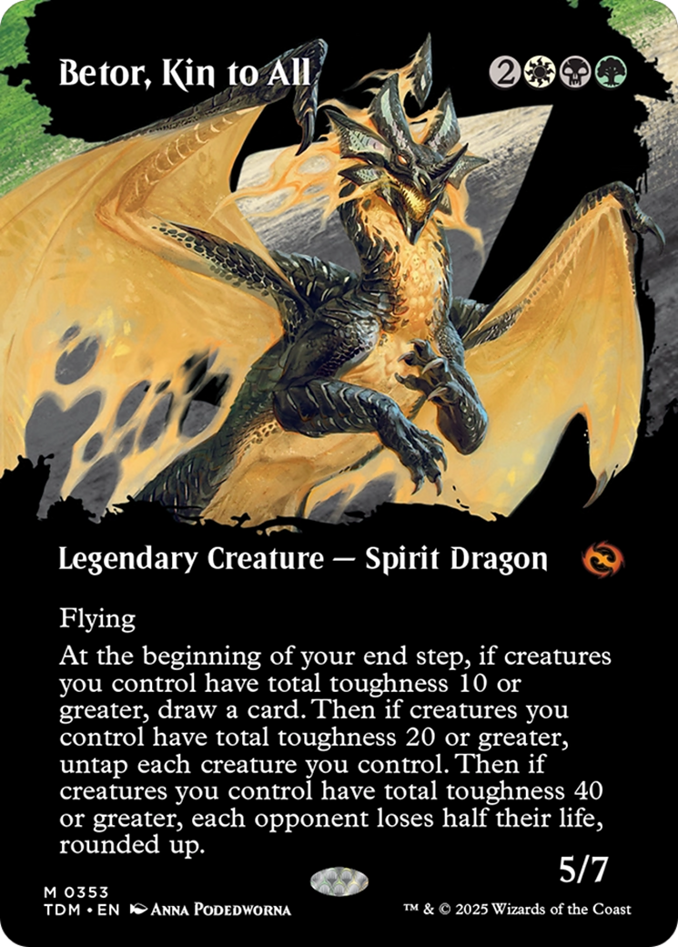 Betor, Kin to All (Borderless) - Tarkir: Dragonstorm (TDM)