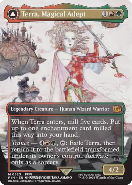 Terra, Magical Adept (Borderless) - Final Fantasy (FIN)