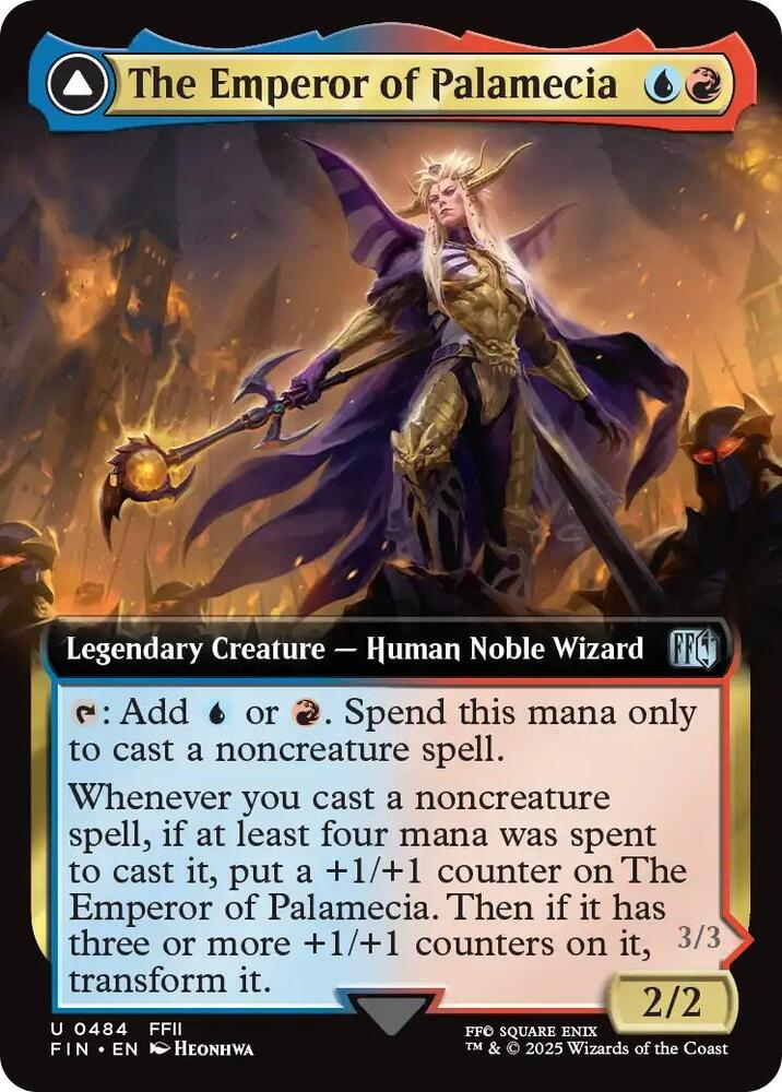 The Emperor of Palamecia | (Extended Art) | FINAL FANTASY | (FIN) | Magic: The Gathering