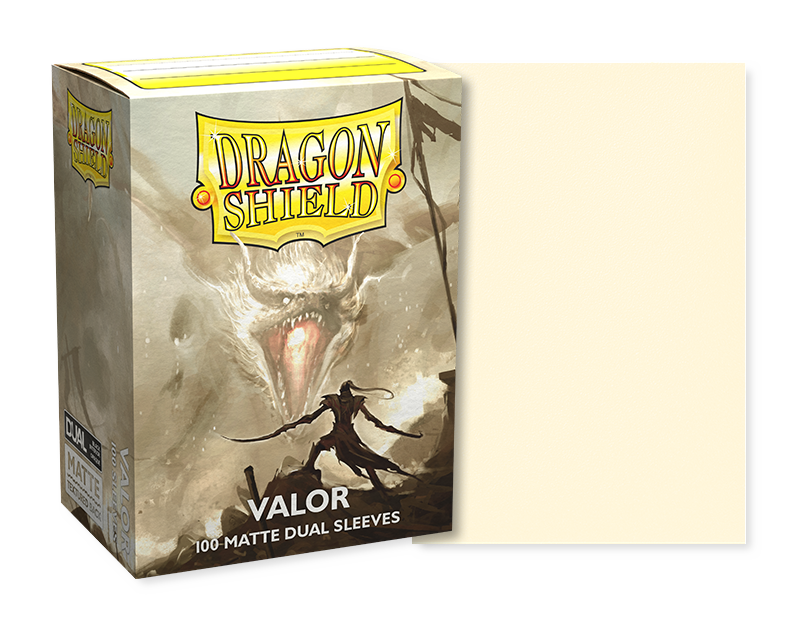 Dragon Shield Sleeves: Valor Standard Dual Matte (Box Of 100)