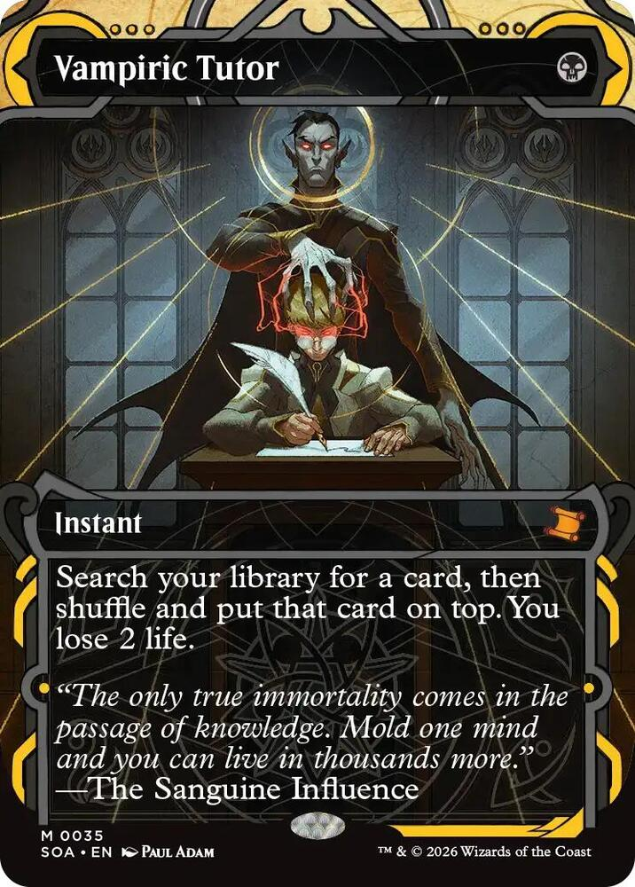 mtg strixhaven mystical archive cards Vampiric Tutor | Secrets of Strixhaven: | (SOA) | Magic: The Gathering none) closed.class MtG Strixhaven: Mystical Archive Uncommon