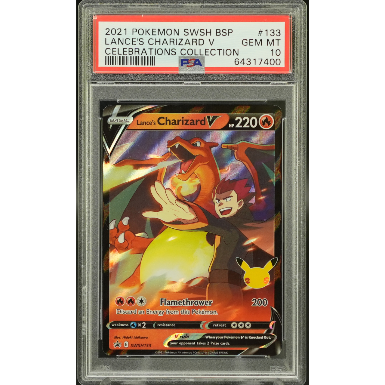 2020年 ポケモンカード Charizard V PSA10 2020 Pokemon SWSH BSP Charizard V PSA 10 Champion's Path