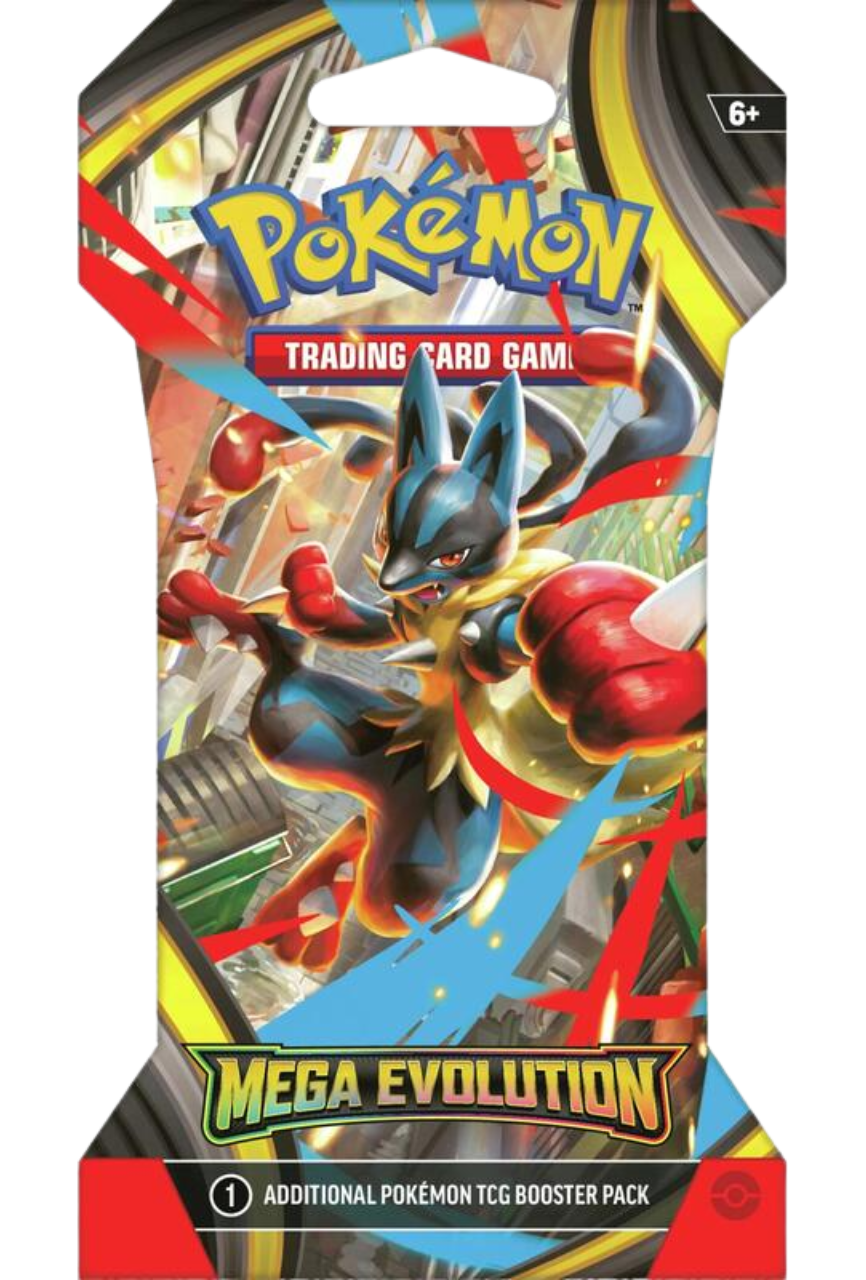 Pokemon Mega Evolution - Sleeved Booster Pack Cash Cards Unlimited Pokemon Mega Evolution - Sleeved Booster Pack Cash Cards Unlimited