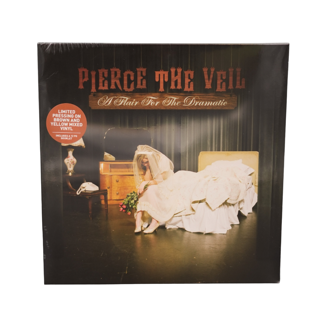 Pierce The Veil A Flair For the Dramatic vinyl Brown And Yellow MIxed