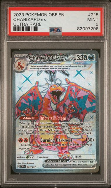 charizard pokemon card obsidian flames Pokemon - Brandclub - Pokemon - Charizard ex 215/197 - Obsidian Flames -  Ultra Rare
